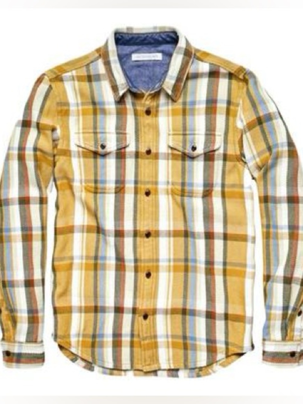 OUTERKNOWN Men's  BLANKET SHIRT in Leo Plaid (XL)